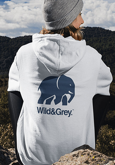 Elephant Conservation - Full Zip Womens Hoodie